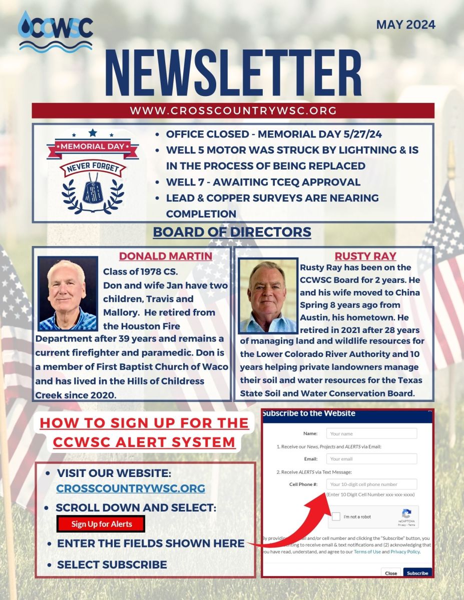 May 2024 Newsletter